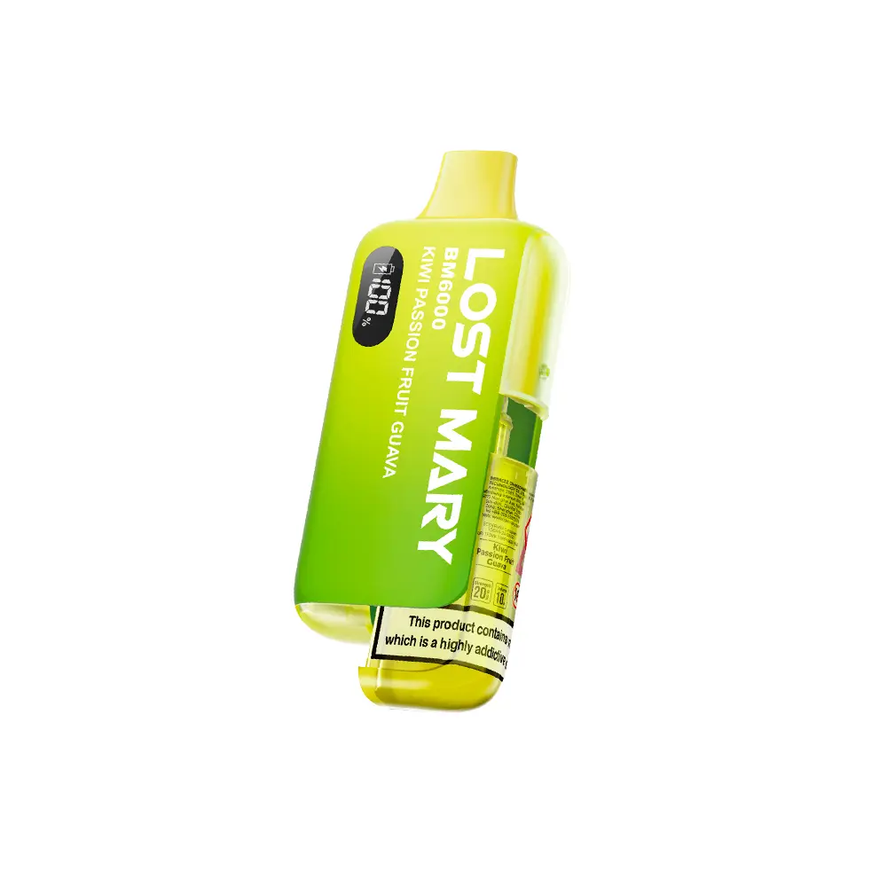 Kiwi Passion Fruit Guava Lost Mary BM6000 Disposable Vape Kit 20mg